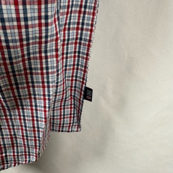 Wrangler Red and Blue Casual Button Down Shirt 2XL - Picture 5 of 11